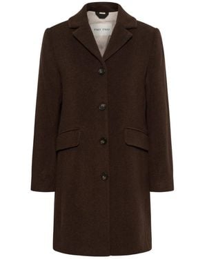 Part Two Single-Breasted Coats - Marrone