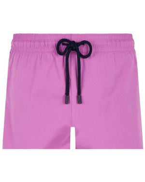 Vilebrequin Kurze Und Figurbetonte Einfarbige Stretch-Bademode Für Herren - Pink