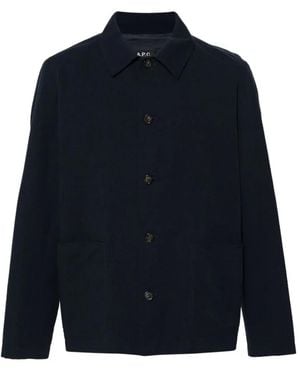 A.P.C. Light Jackets - Blue