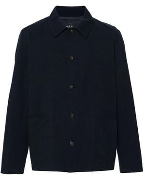 A.P.C. Light Jackets - Blue
