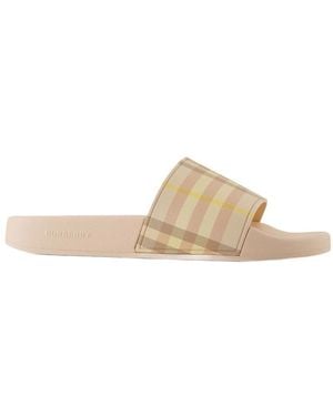 Burberry Sliders - Natural