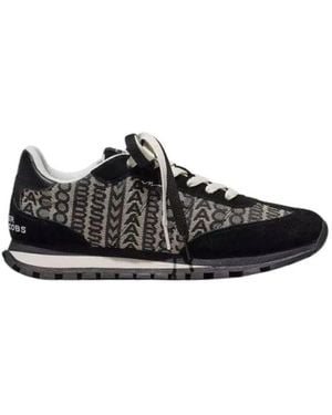 Marc Jacobs Monogram Jogger Sneakers - Schwarz