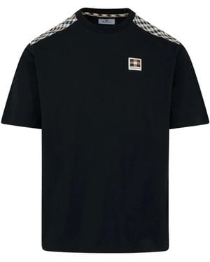 Aquascutum T-Shirts - Black