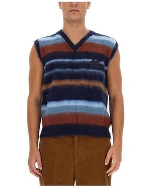 Etro Sleeveless Knitwear - Blue