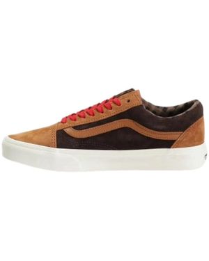 Vans Klassische Old Skool Schweinswildleder Sneakers - Braun