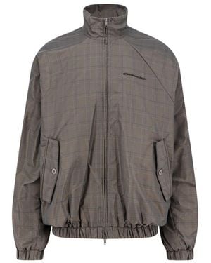 Balenciaga Madras Nylon Jacket - Grey