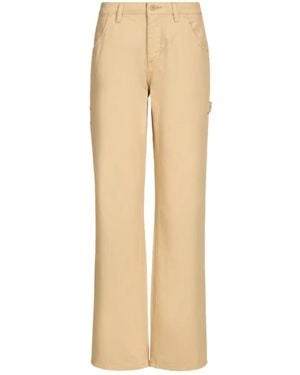 Guess Wide Trousers - Natural
