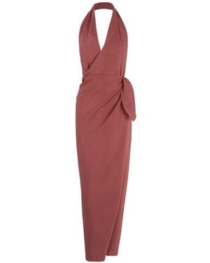 Cortana Wrap Dresses - Rojo