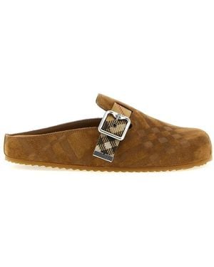 Burberry Mules - Brown