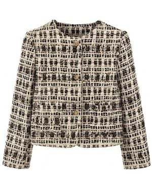 2-Biz Tweed Jackets - Black