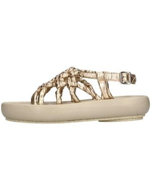 Patrizia Bonfanti Flat Sandals - Metallic
