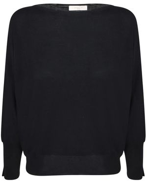 Incotex Round-Neck Knitwear - Blauw