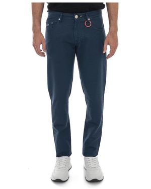 Tramarossa Slim-Fit Trousers - Bleu