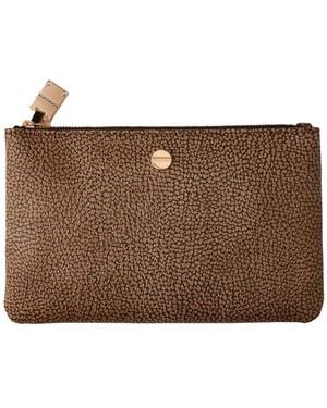 Borbonese Clutches - Brown