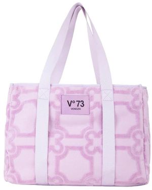 V73 Tote Bags - Morado