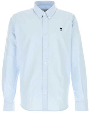 Ami Paris Formal Shirts - Azul