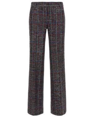Missoni Sequin Tartan Pants - Grau