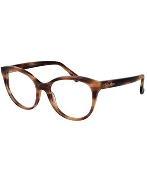 Max Mara Accessoires ,Bruin ,Elegante Rechthoekige Optische Monturen