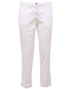 Jacob Cohen Cropped Pants - White