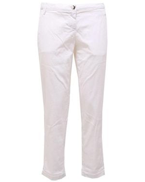 Jacob Cohen Cropped Trousers - White