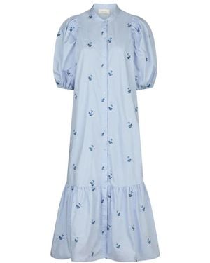 Neo Noir Shirt Dresses - Bleu