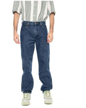 Wrangler 13Mwz Stonewashed Rechte Jeans - Blauw