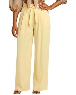 Amélie & Amélie Wide Trousers - Giallo