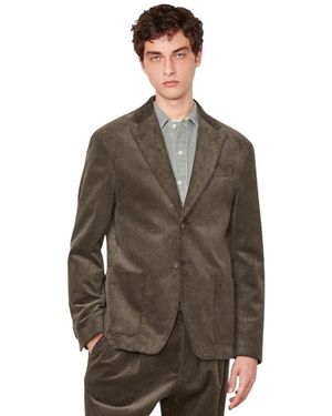 Officine Generale Blazers - Brown