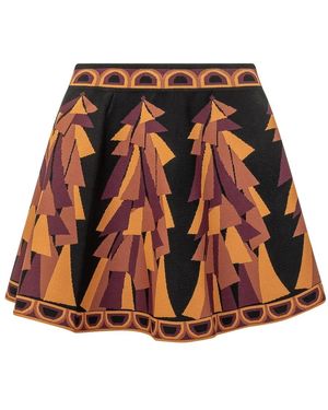 PUCCI Baiadera Print Uitlopende Jacquard Rok - Meerkleurig