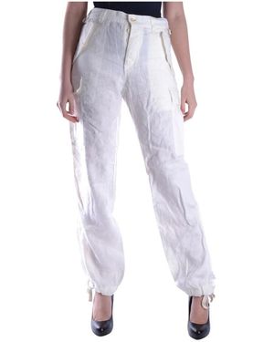 Yohji Yamamoto Straight Trousers - Blue