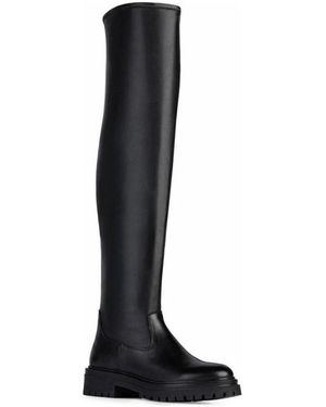 Geox Over-The-Knee Boots - Black
