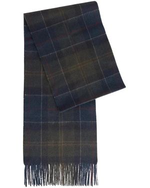 Barbour Accessoires ,Veelkleurig ,Wol Tartan Sjaal - Blauw