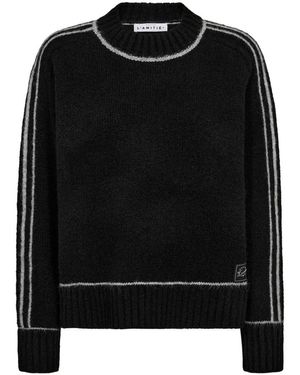 Haute L'Amitié Round-Neck Knitwear - Nero