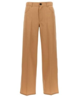 Jil Sander Wide Trousers - Brown