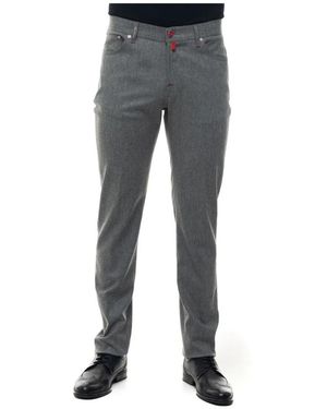 Kiton Slim-Fit Trousers - Grey