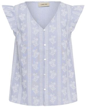 Cream Blouses - Blauw