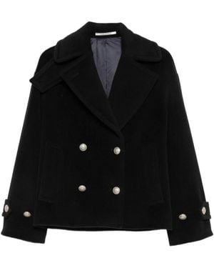 Tagliatore Double-Breasted Coats - Negro
