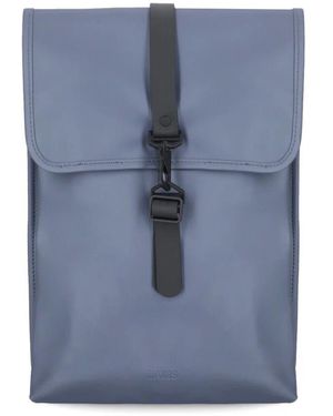 Rains Blauer Wasserdichter Technischer Rucksack Für Frau