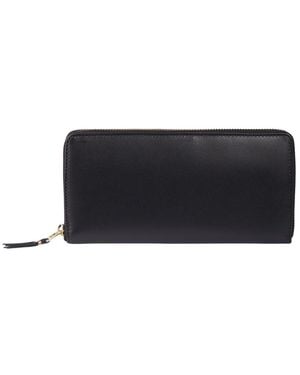 Comme des Garçons Klassische Leder Portemonnaie - Schwarz