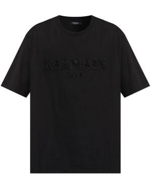 Balmain T-Hemden - Zwart