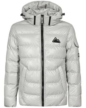 Point Zero Hooded Down Jacket - Grau