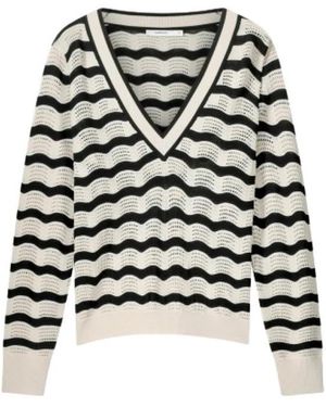 Summum V-Neck Knitwear - Negro