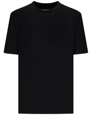 Jil Sander Back Logo T-Shirt - Zwart