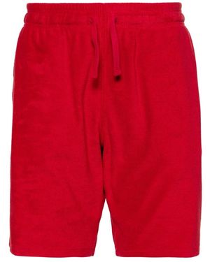 Vilebrequin Logo-Patch Towelling Shorts - Red
