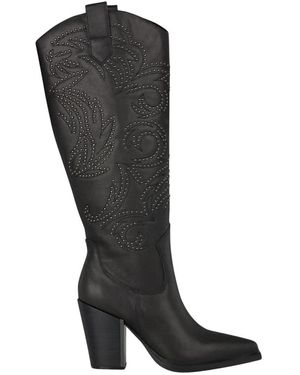 Alma En Pena. Cowboy Boots - Zwart