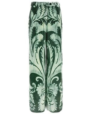 F.R.S For Restless Sleepers Wide Trousers - Verde