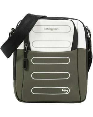 Hedgren Tassen ,Grijs ,Polyester Relax P Vertical Crossbody - Groen