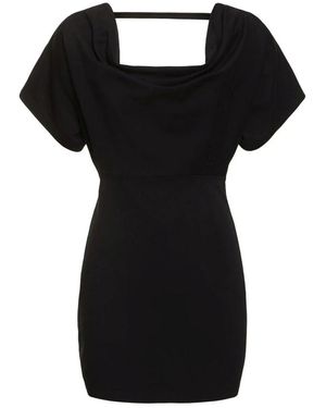 Alexander Wang Cowl neck kleid - Schwarz