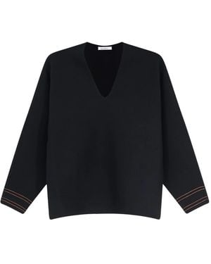 Max Mara Mxmundici Wolmix Trui - Blauw