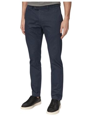 Bugatti Chino Broek Met Muntzak - Blauw